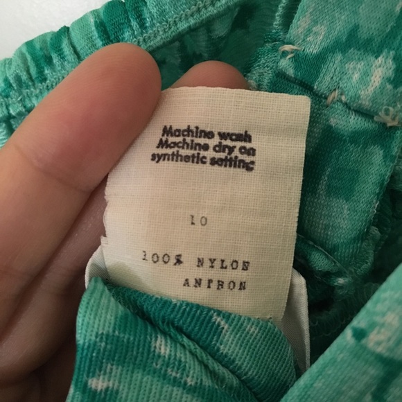 Green patterned vintage maxi dress - Picture 5 of 7